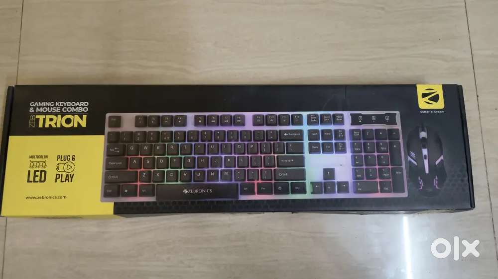 Zebronics Gaming keyboard & Mouse combo