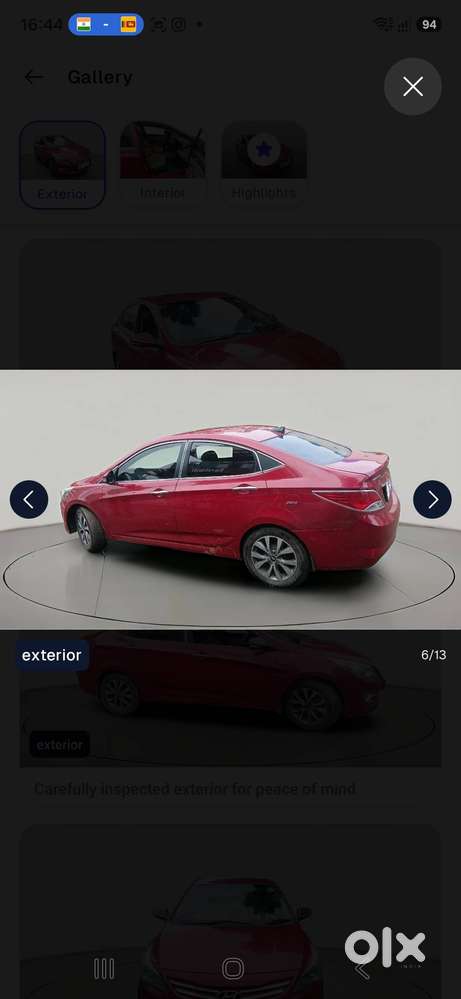 Hyundai Verna 2015 Cng + Petrol