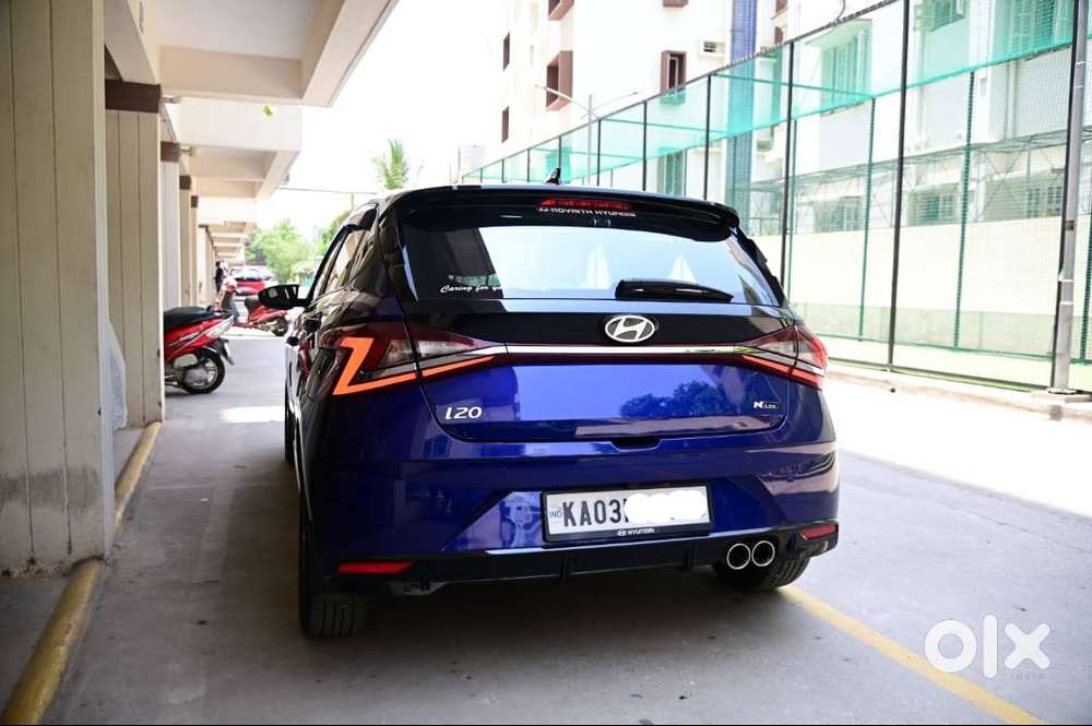 I20 Nline N8  Thunder Blue Dual Tone Manual  Tastefully Maintained
