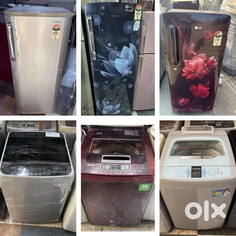 REFRIGERATORS And WASHING MACHINES ON RENT & SELL