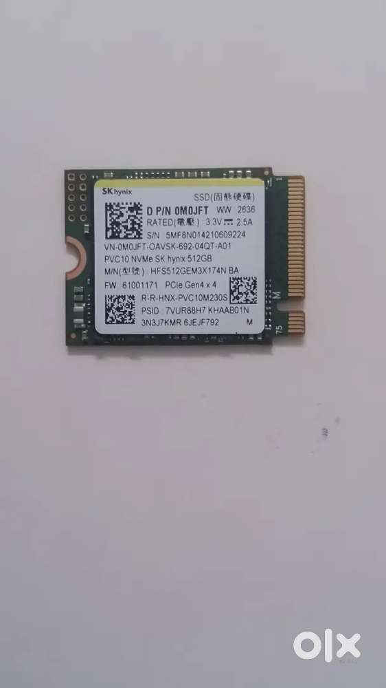 1. SK hynix 512GB SSD (M.2 2230) | 100% Health | Unused New