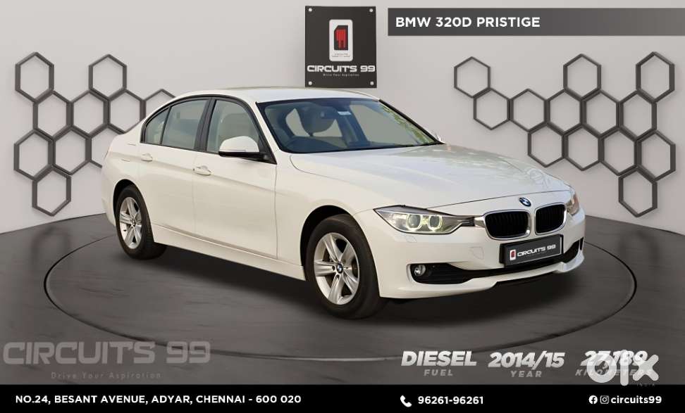 Bmw 3 Series 320d Sedan, 2014, Diesel