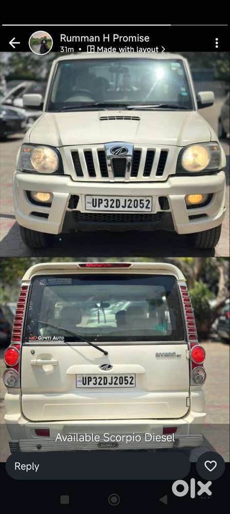 Mahindra Scorpio S10 4wd, 2010, Diesel