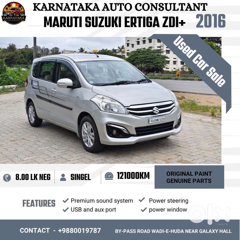 Maruti Suzuki Ertiga Shvs Zdi Plus, 2016, Diesel