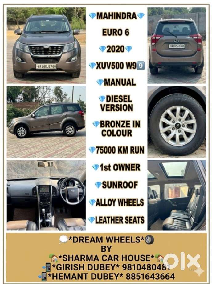 Mahindra Xuv500 W9, 2020, Diesel