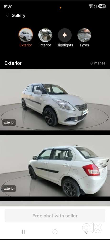 Maruti Dzire Petrol 2015