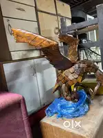 Antique wooden showpiece