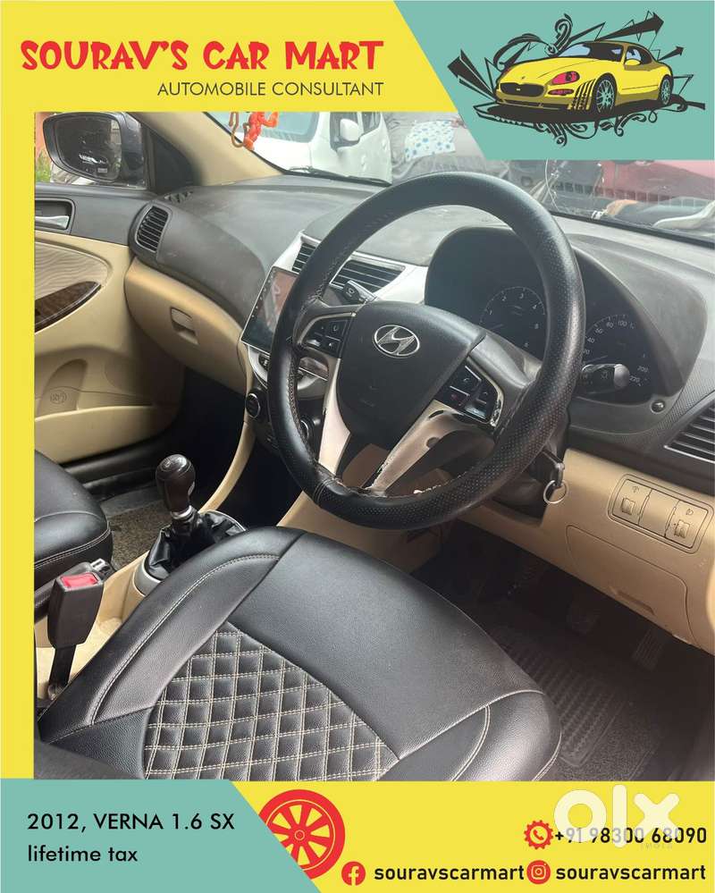 Hyundai Verna 1.6 Sx, 2012, Petrol