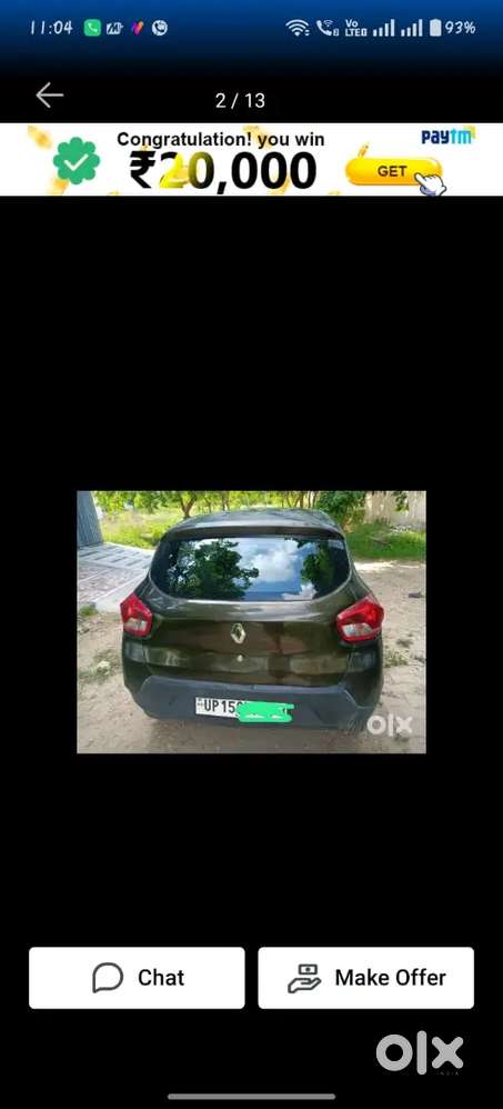 Renault Kwid 2019 Petrol Variant