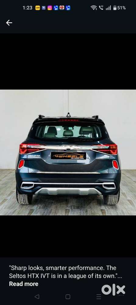 Kia Seltos 1.5 Htx At Petrol, 2022, Petrol