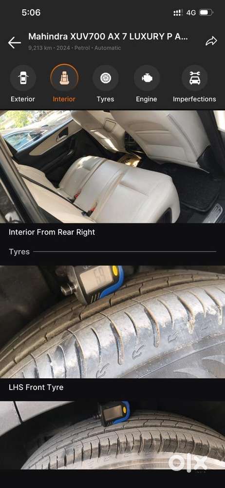 Mahindra Xuv700 2024 Petrol 9345 Km Driven