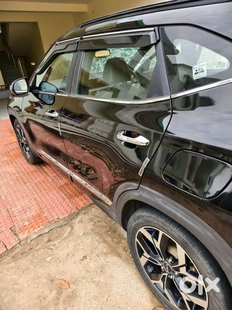 Kia Seltos Black Colour With Ppf Done In New Condition