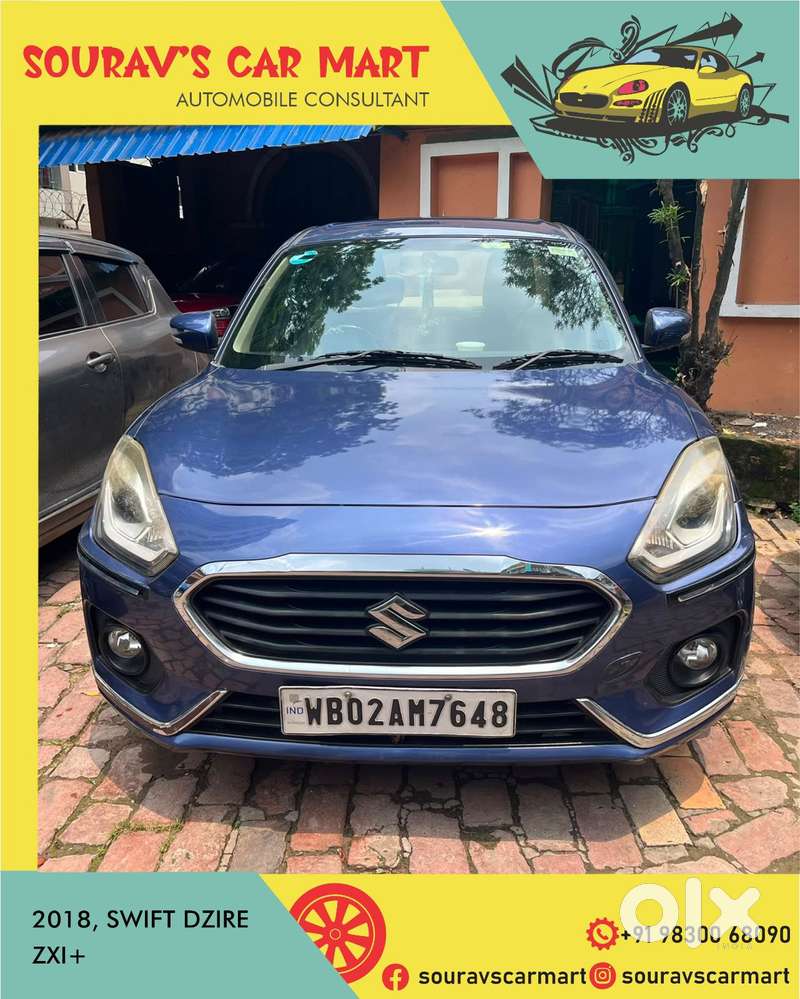 Maruti Suzuki Swift Dzire Zxi + Mt, 2018, Petrol