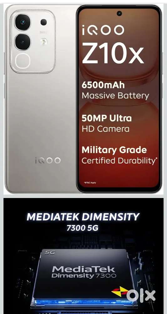 Iqoo Z10x 6+128gb 6month warenty - Mobile Phones - 1827331960