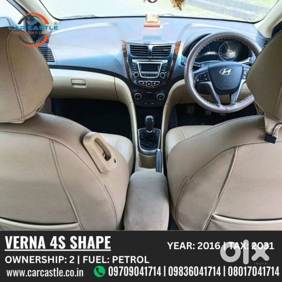 Hyundai Verna [ ] Fluidic 4s 1.6 Vtvt S, 2016, Petrol