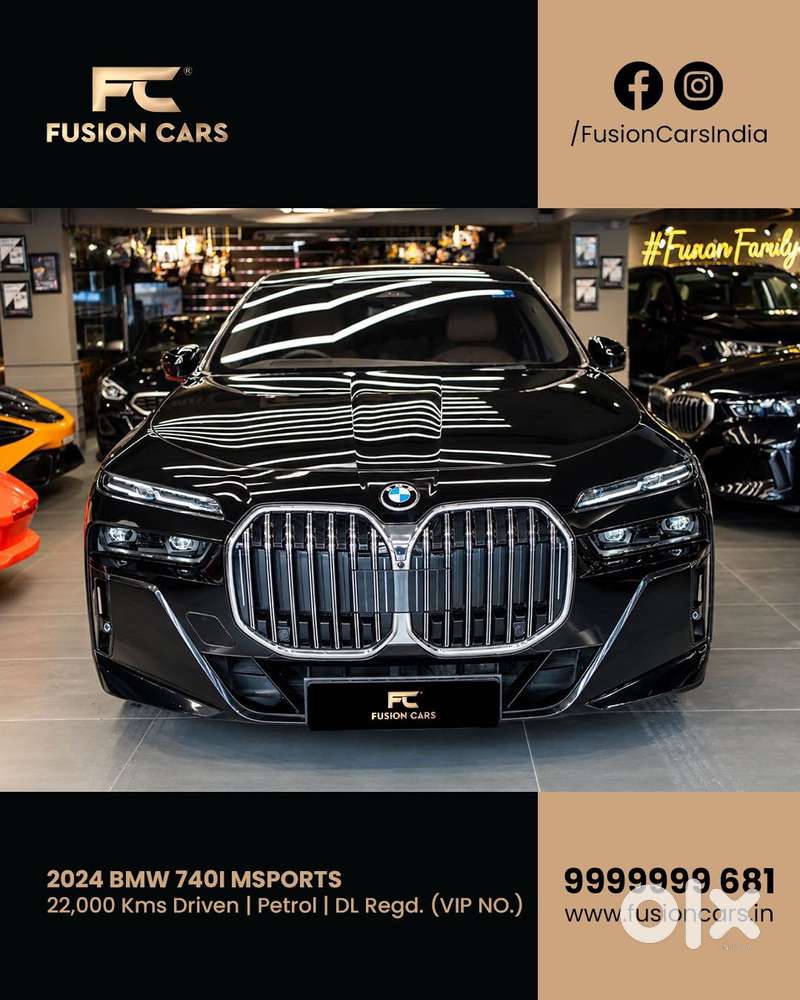 Bmw 7 Series 740i M Sport Petrol Automatic, 2024, Petrol