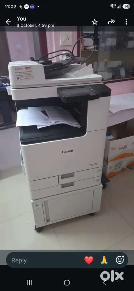 Canon photocopy colour printer scanner