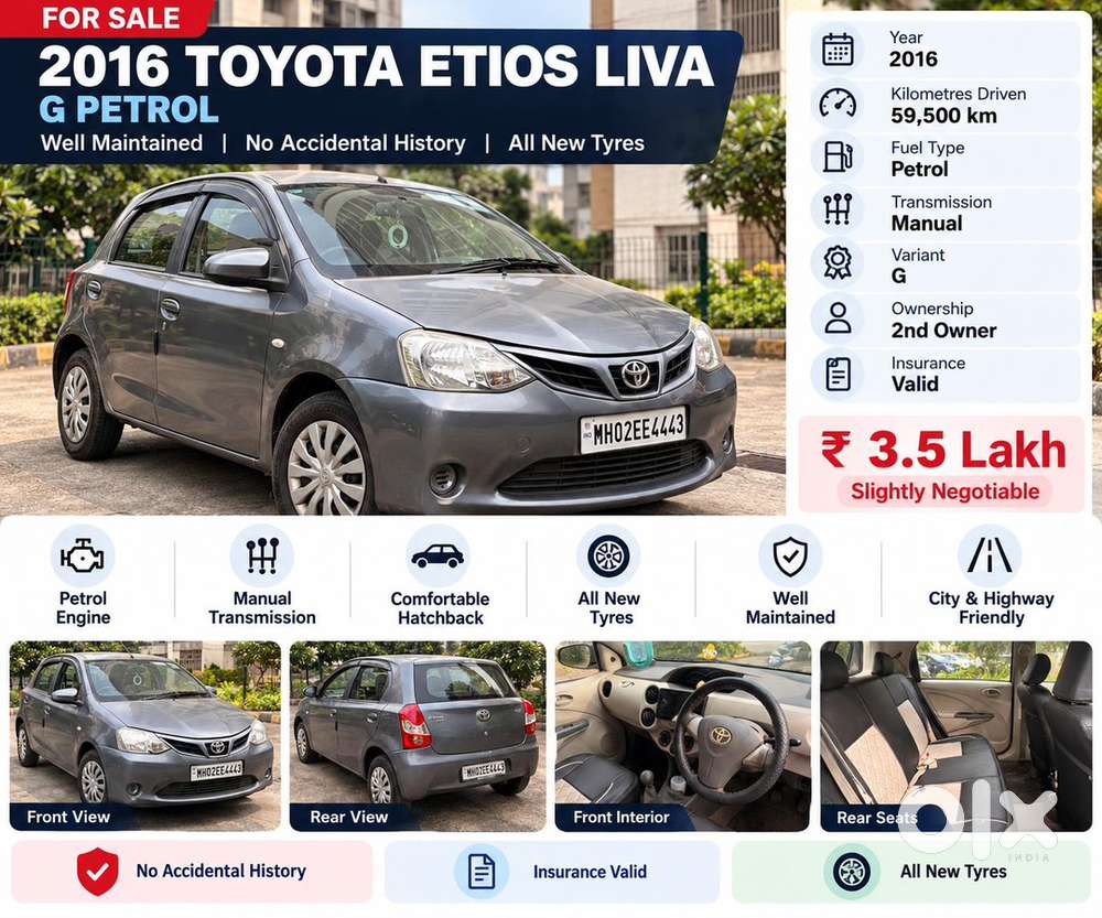 Toyota Etios Liva 2016 Manual