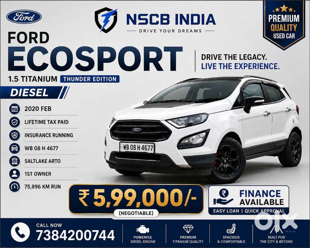 Ford Ecosport Thunder Edition, 2020, Diesel