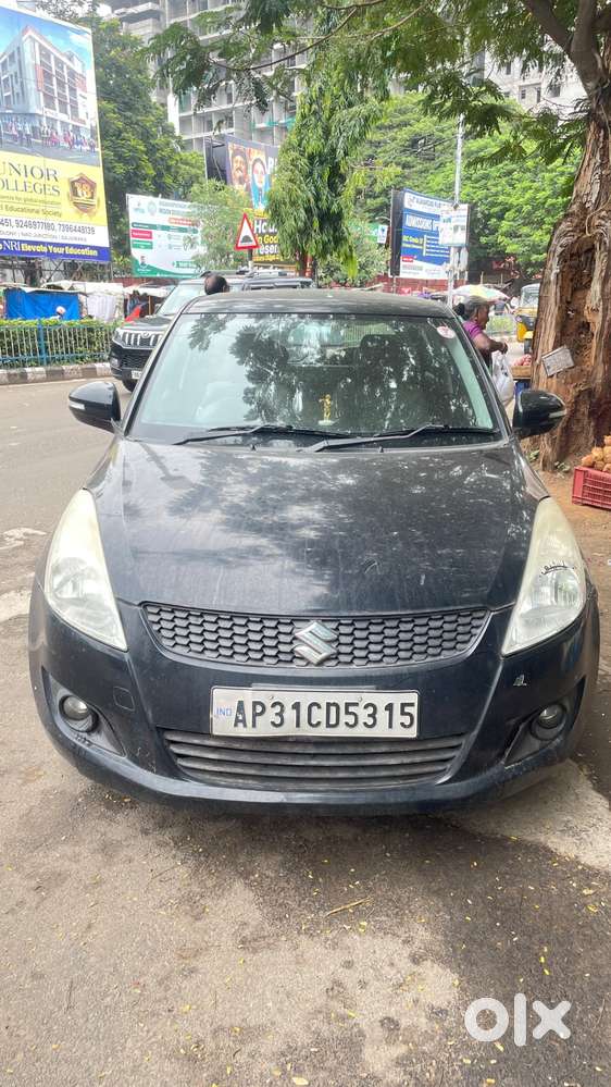 Black Maruti Swift 2013 Petrol Well Maintained
