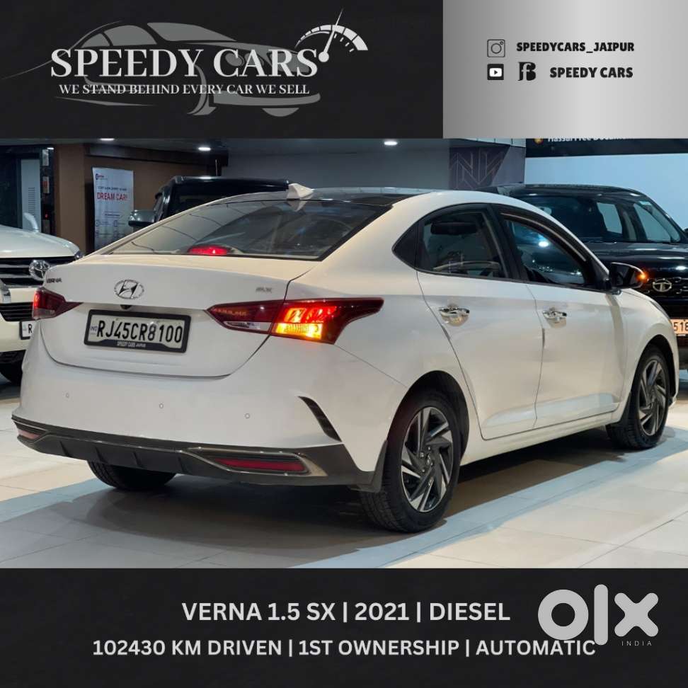 Hyundai Verna 1.5 Sx Diesel At, 2021, Diesel