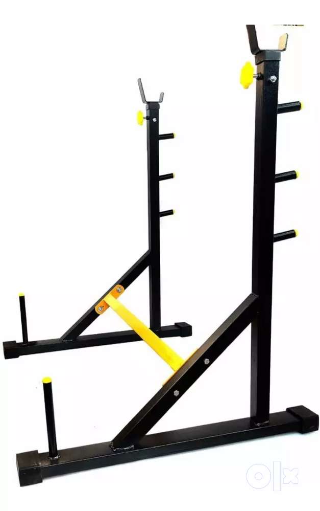 2 in 1 Squat Rack Bench Press Stand Gym Fitness 1750634730