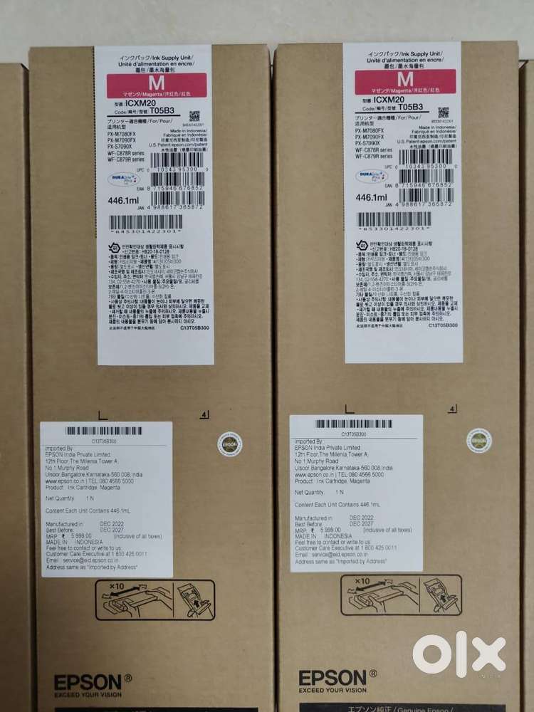 EPSON インク IC24 Genuine Epson Original Ink Supply Units C/M/Y 446ml + Black 1560ml