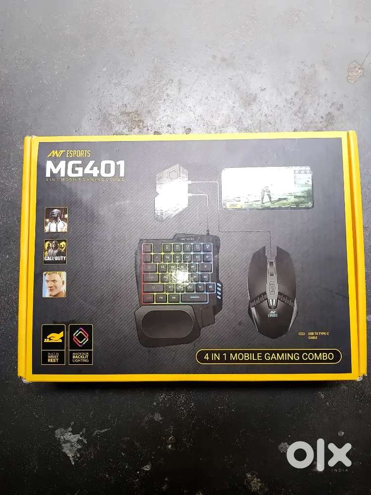 4 in 1 Mobile Gaming Combo Keyboard and Mouse