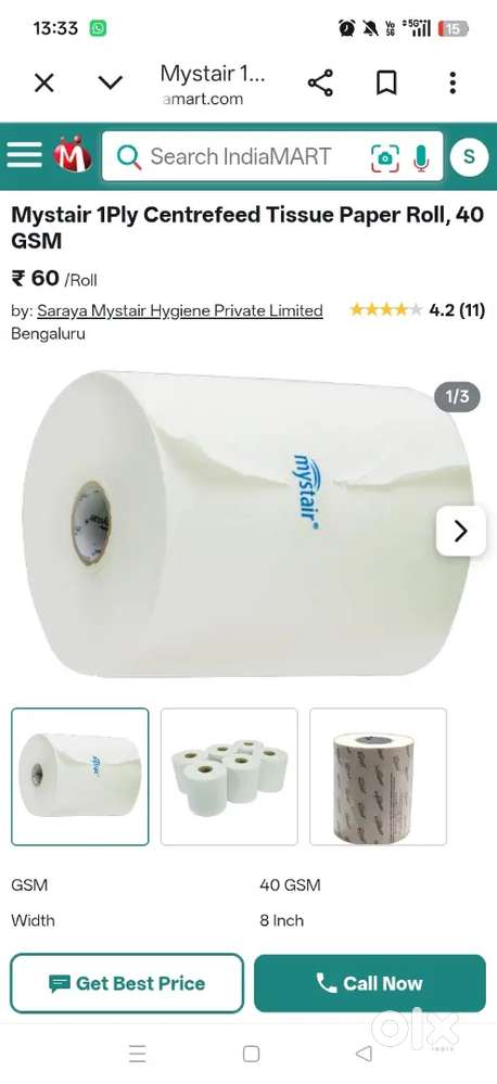Selling way tissue