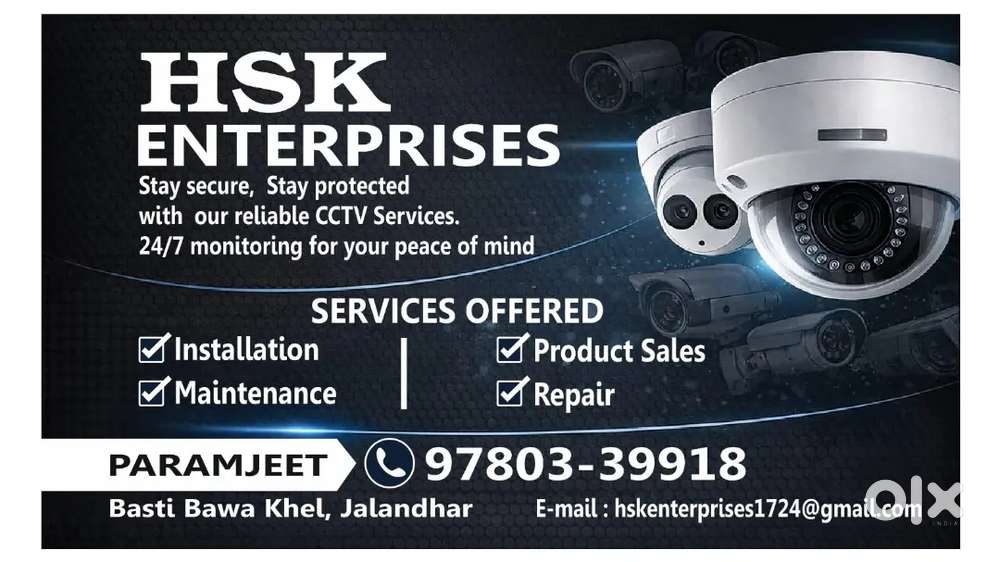 CCTV camerae sale and service