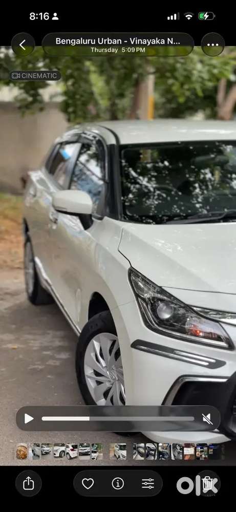 Toyota Glanza 1.2 S Jest 7 Months Old Vehicle