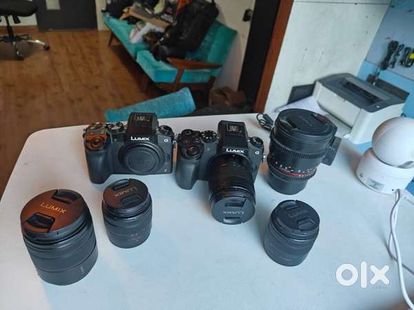2 x Lumix G7 Kit with Lenses (Almost unused)