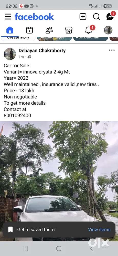 Toyota Innova Crysta 2022 Diesel Good Condition