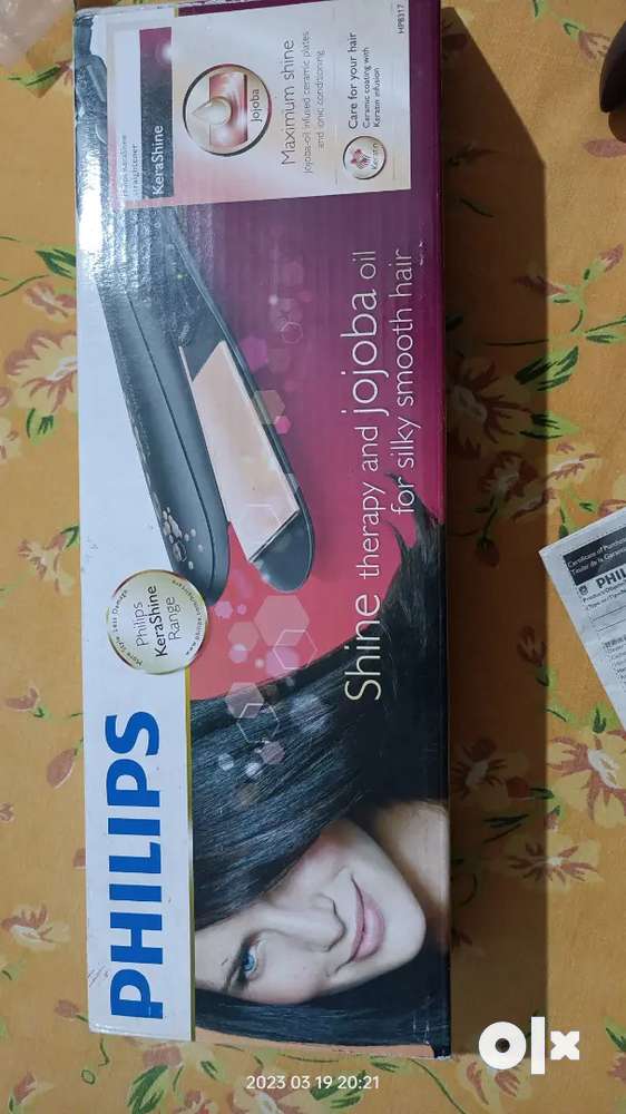 Philips kerashine 2024 jojoba hair straightener