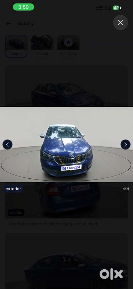 Skoda Rapid Tsi 2021 Petrol Car