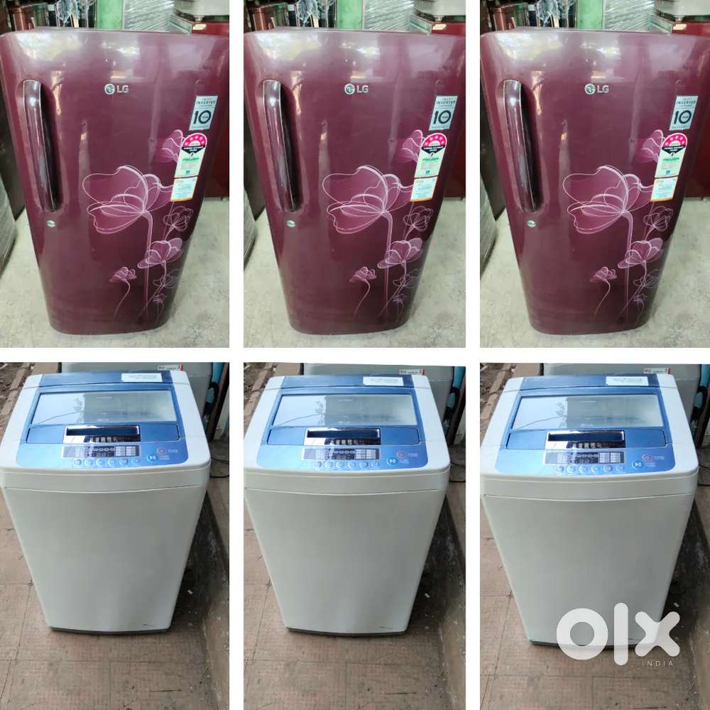 2nd Hand Single Door Fridge in Good Condition Also Used Top Load