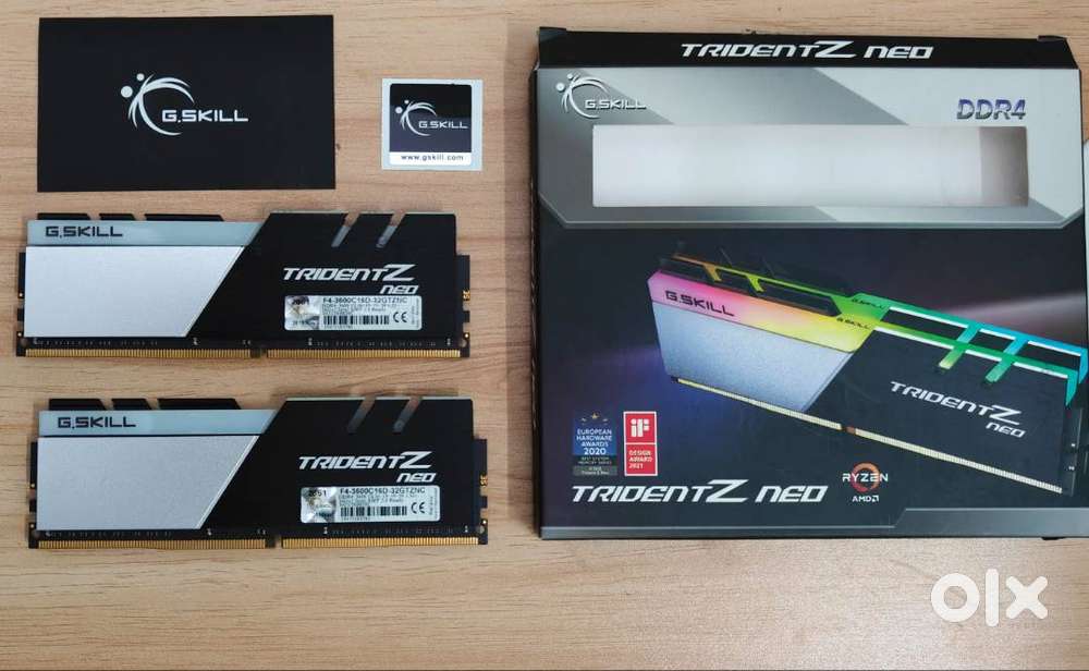 GSKILL Trident Z Neo DDR4 RAM CL16 2x32GB & 2x16GB DDR 4 3600