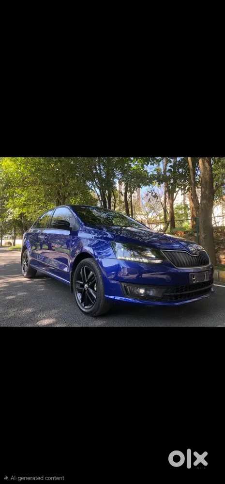 Skoda Rapid Onyx Blue