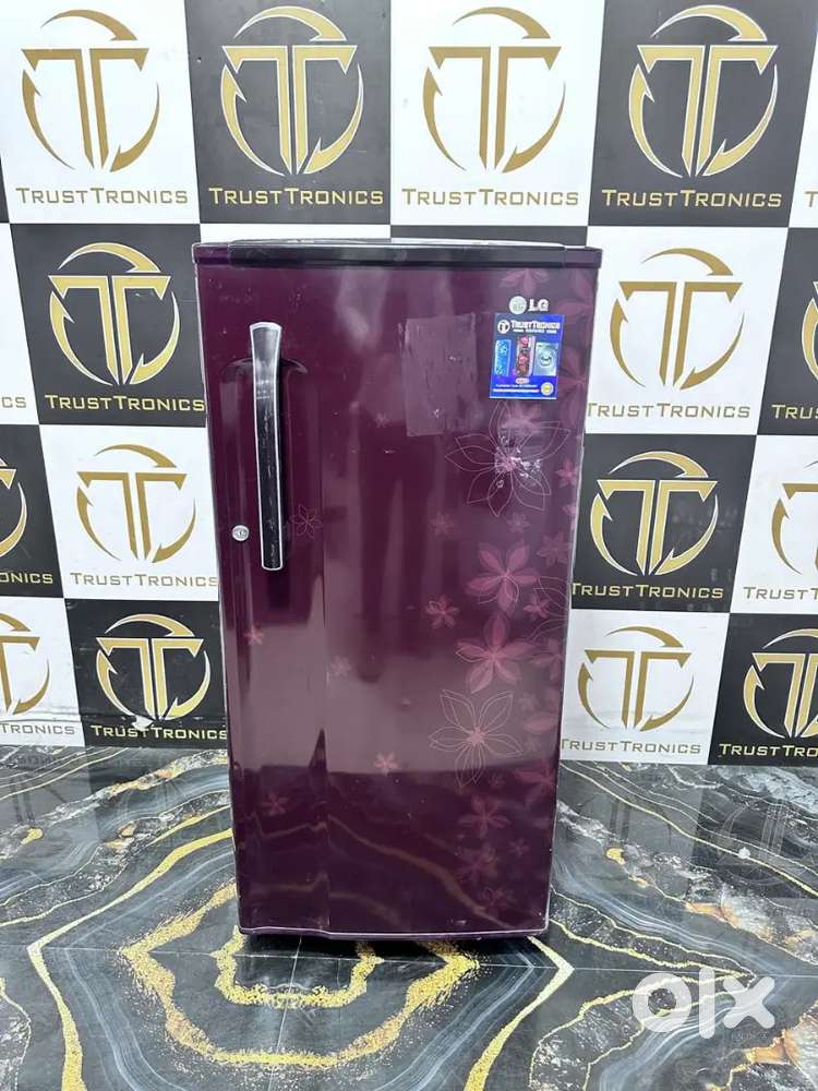 #96 LG flower design 190ltrs single door fridge with free shipping