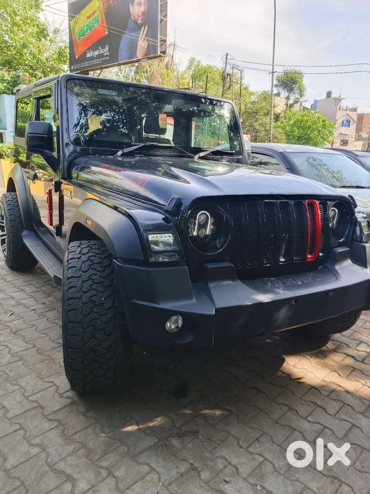 The Thar Is Fully Modified And Its Tyres Are Outside