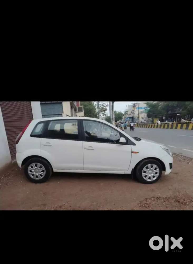 Ford Figo Milky White Car