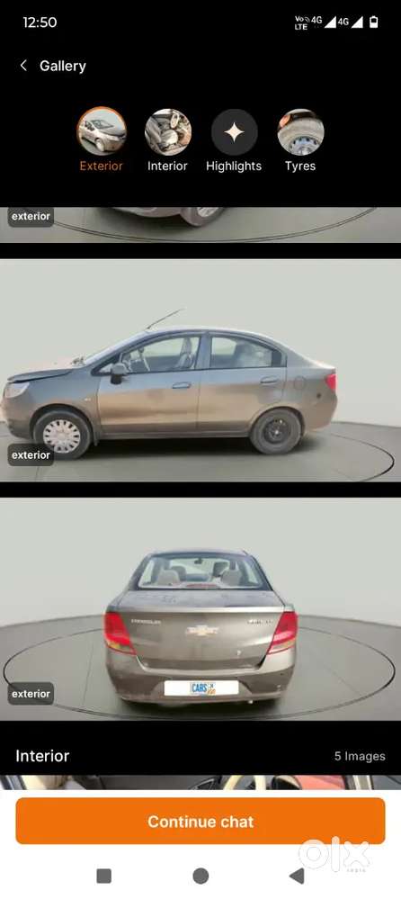 Chevrolet Sail 2013 Petrol 82000 Km Driven