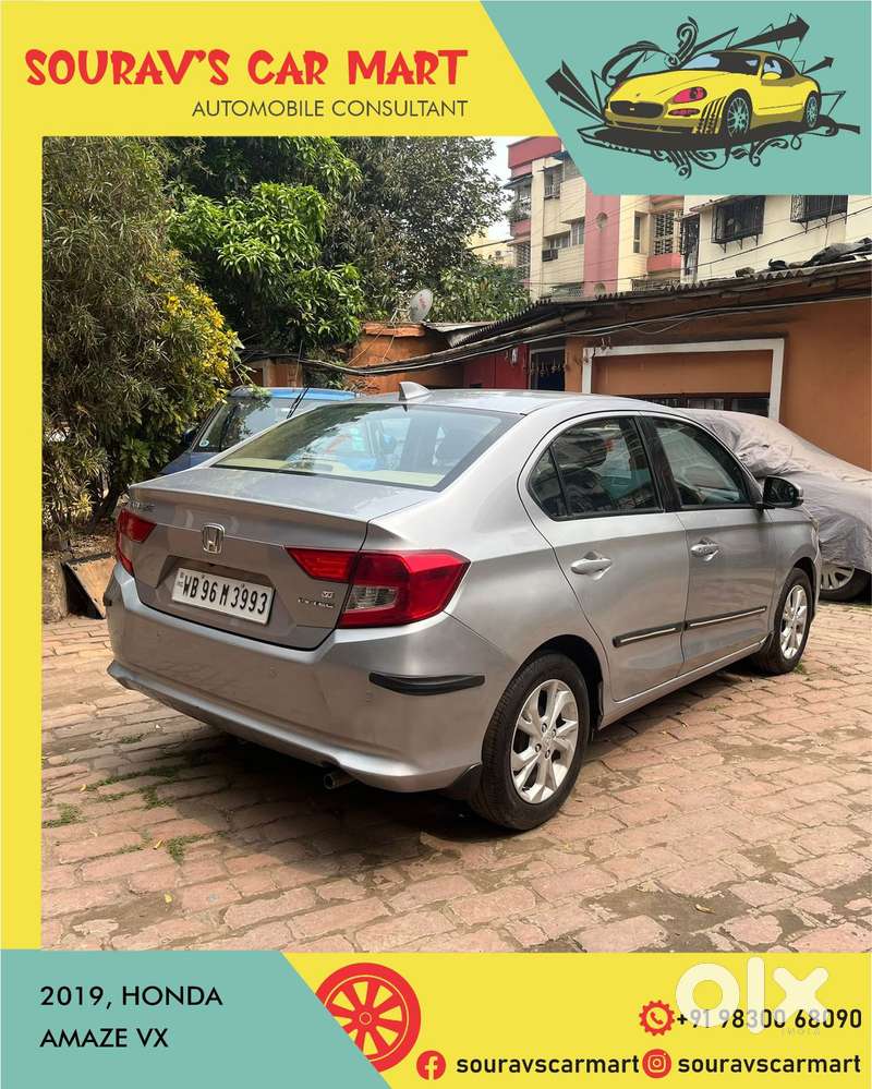 Honda Amaze Vx 1.2 Petrol Mt, 2019, Petrol