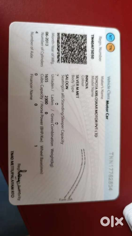 Toyota Innova 2013 Diesel Well Maintained