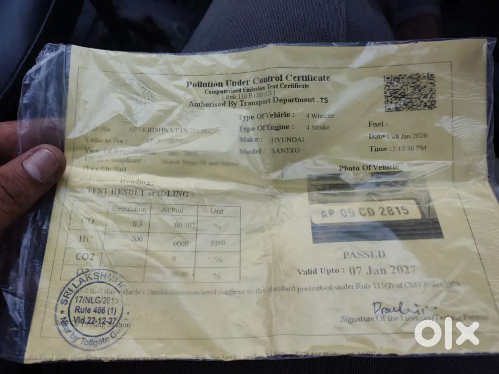 Hyundai Santro 2011 Petrol 105000 Km Driven