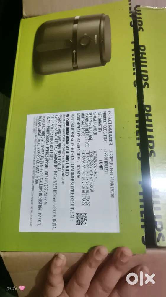 Phillips Airfryer new