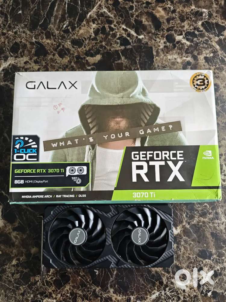 Galax rtx 3070ti 8gb nvidia Graphics card also exchange old card