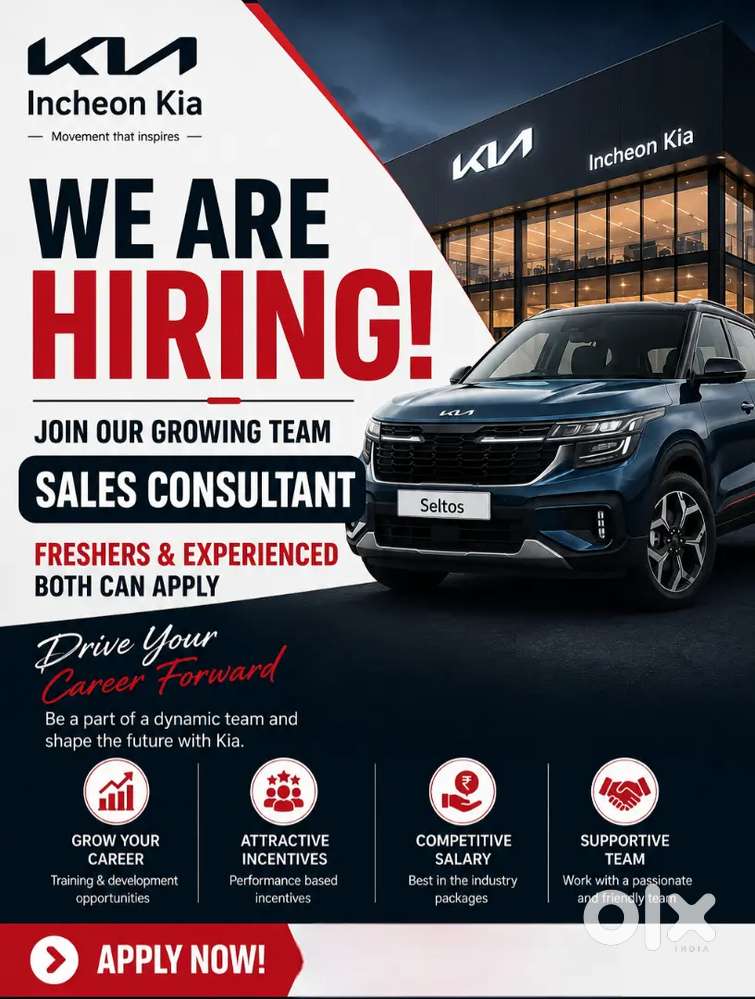 Sales executive (four wheeler) -Male