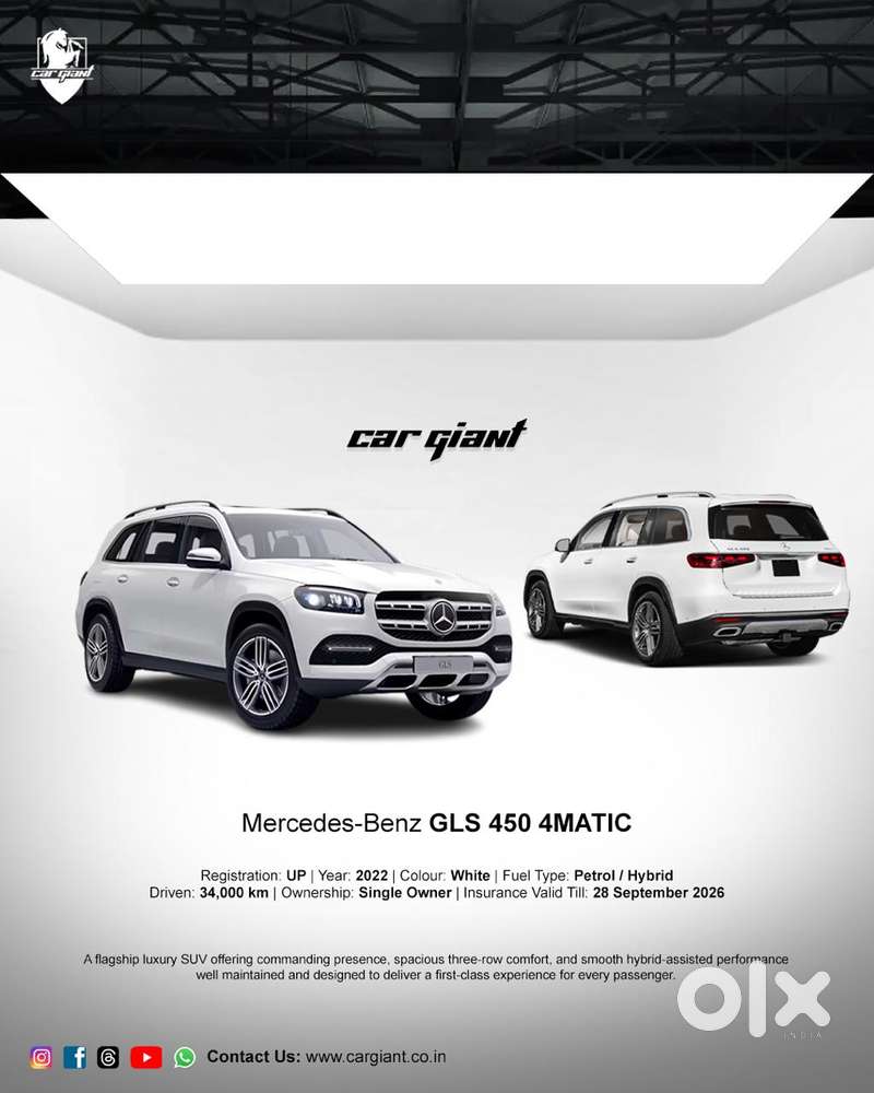 Mercedes-benz Gls 450 4matic, 2022, Petrol