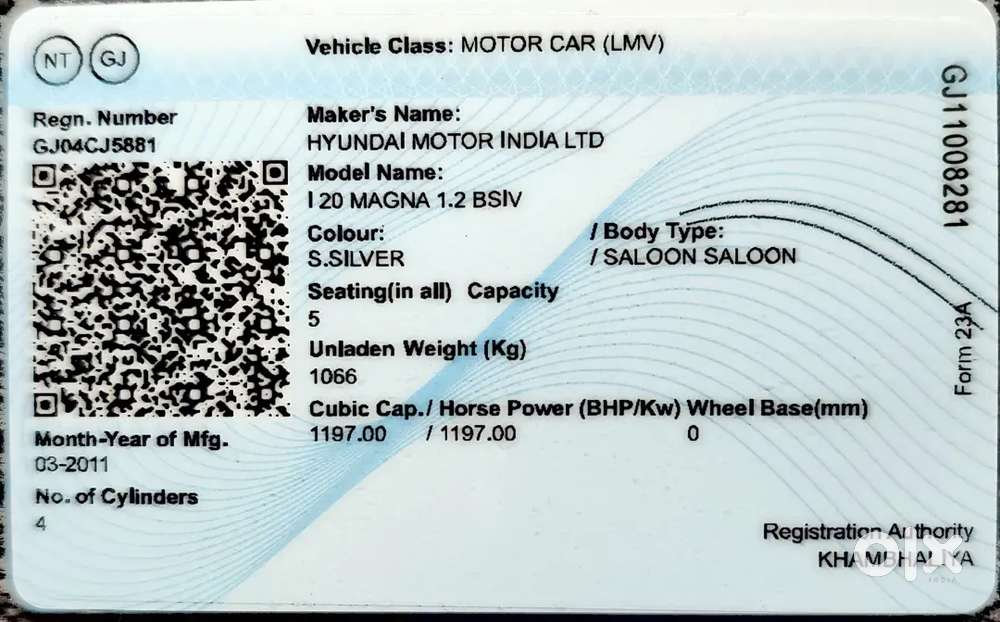 Hyundai I20 2011 (petrol+cng)